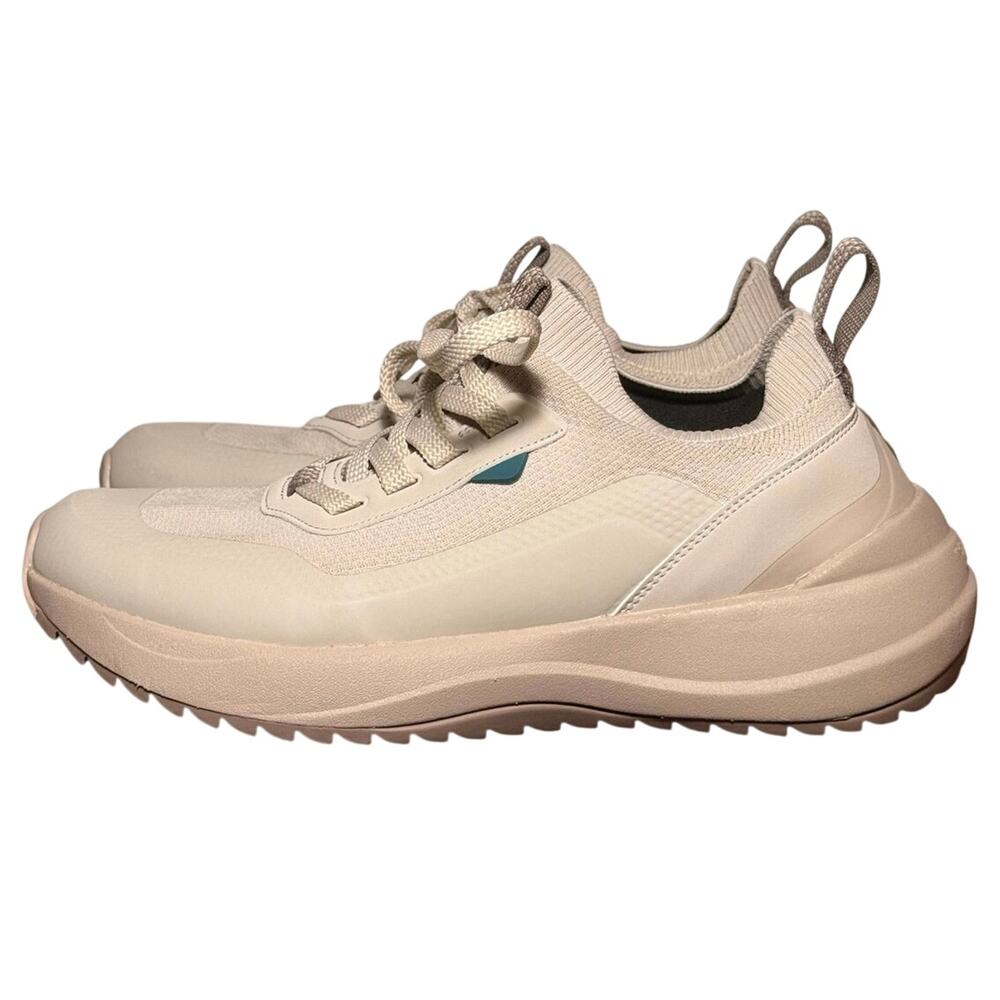 Vessi Stormburst Low Top Waterproof Sneakers Dune Cream Women's Size 10